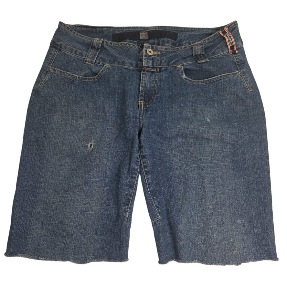 Marithe Francois Girbaud Mens Cutoff Jean Shorts Jorts Sz 32 Y2K Skater Grunge